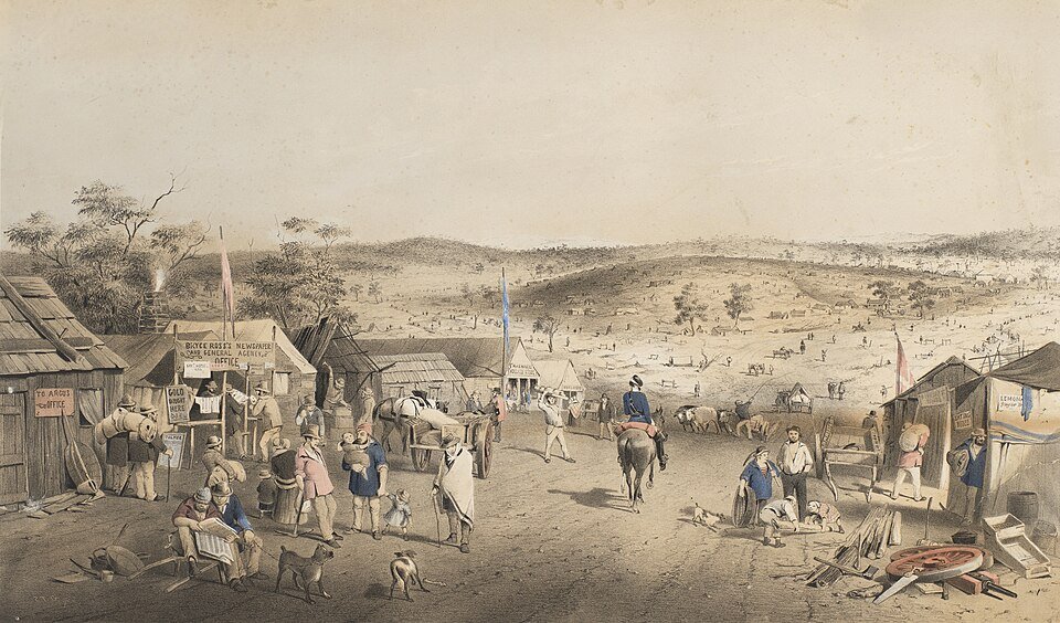 The Australian gold rushes
